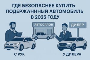 Где безопаснее купить подержанный автомобиль в 2025 году: с рук, в салоне или у дилера?