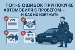 ТОП-5 ошибок при покупке автомобиля с пробегом — и как их избежать
