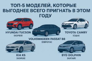 ТОП-5 моделей, которые выгоднее всего пригнать в этом году