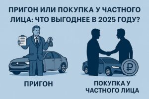 Пригон или покупка у частного лица: что выгоднее в 2025 году?