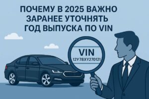 Почему в 2025 важно заранее уточнять год выпуска по VIN