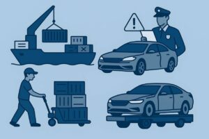 Что происходит с машиной в порту: этапы и риски
